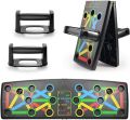 Foldable Power Pushup Board | 9 in 1 System Push up Rack Board for Home Exercise & Fitness Workout. 
