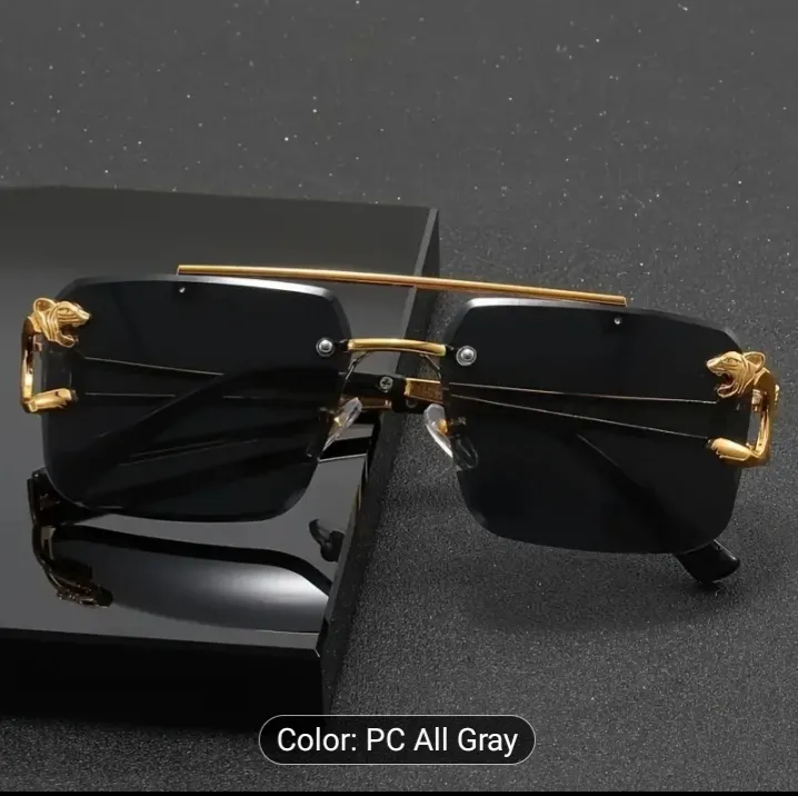 Luxury%20Rimless%20Sunglasses%20for%20Men%20%E2%80%93%20Gold%20Metal%20Frame%20with%20Panther%20Side%20Design,%20Square%20Stylish%20Shades,%20Premium%20Fashion%20Eyewear%20-%20Image%204