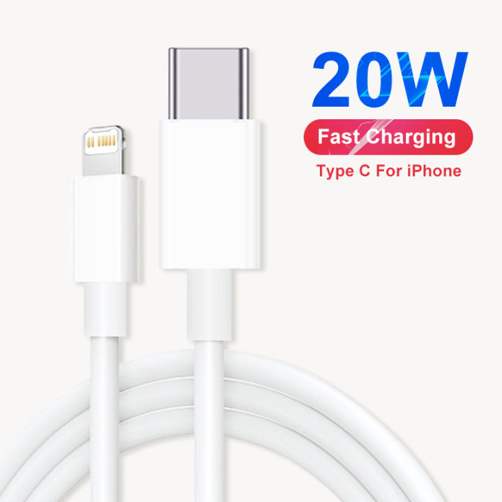 20W USB C Cable For iPhone 14 13 Pro Max Fast Charging PD Cable