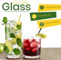 Fast Forward Unbreakable Plastic Tumblers (Set of 6) - BPA-Free Acrylic Glasses for Home & Outdoors - Stackable, Reusable, Lead-Free, and Dishwasher Safe - Clear Plastic Drinking Glasses (355ml & 474ml). 