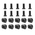 10pcs Plate Bolt Steel -Lok Screw & Nut Repl ement Set for Mlok Rail Sections. 