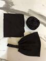 Chiffon Georgette Hijab Scarf Plus Niqab Patii Plus Cap stoller for girls Shades Available Easy to wear Double Loop Plain Chiffon Georgette Hijab Stoller Scarf- Multicolour Dupattas for girls and women. 