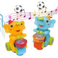 Musical Walking Elephant! Drums, Lights, & Blowing Balls - Fun for Kids! Walking Drummer Elephant! Blows Balls, Lights Up & Plays Music! Best Gift For Toddlers - Boys & Girls. 