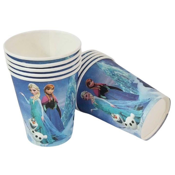 FROZEN THEME PAPER CUPS - PACK OF 10 PAPER CUPS - FROZEN CUPS