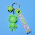 Spaceman / astronaut  keychain - cartoon character / action figure soft pvc keychain for kids (girls and boys) - bag hanging accessories / keyring. 