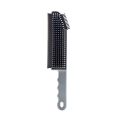 3 in1 Kitchen Bathroom Soft Silicone Cleaning Brush with Wiper Floor Window Cleaning Tool - Multi. 