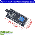 IIC I2C TWI SPI Serial Interface Port Board 1602 2004 LCD LCD1602 Adapter LCD Adapter Plate Converter module PCF8574 by Electrica. 