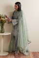 Cross Stitch AQUA REVERIE-3PC EMBROIDERED LAWN SUIT EXCLUSIVE SUITS For Women '1000000142232. 