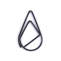 50 Pieces Metal Drop Shape Paper Clips Kawaii Cute Bookmark Clip Stationery. 