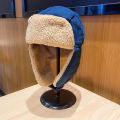 Bomber Hat Men Women Thick Warm Russian Ushanka Fur Hat Fashion Male Female Winter Hat Black Grey Earflap Ski Russian Cap. 