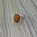 Ring For Men Orignal Tiger Eye Stone. 