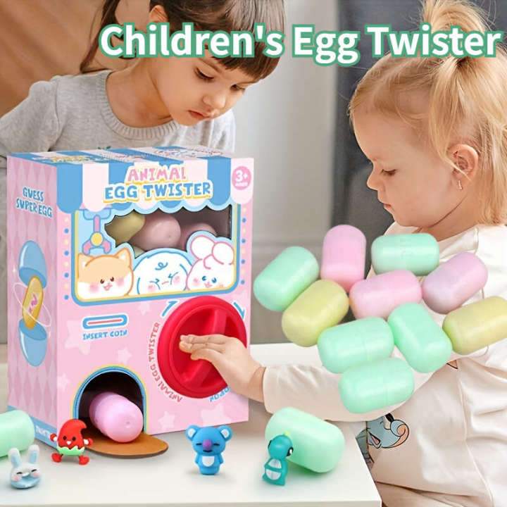 Children's Pet Story Twisting in Household Mini Cartoon Doll Twisted Egg Blind Box Girl Christmas Gift