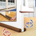 Door Draft & Dust Stopper (Insect Protector) - 36 Inches - Black. 