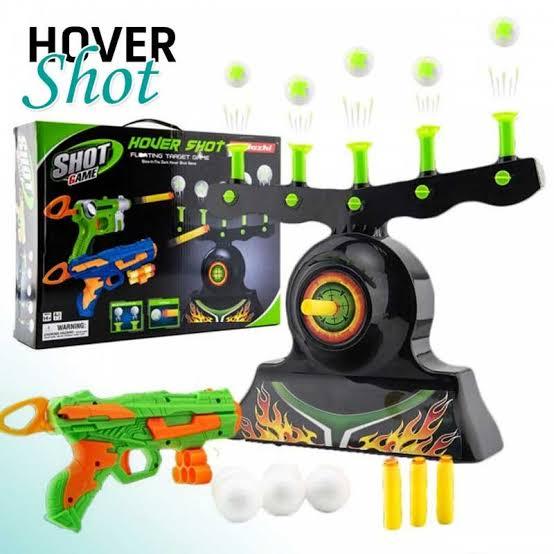 Interactive Kids Game - Floating Ball Shooting Gun Indoor Hover Shot