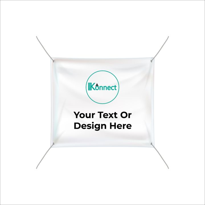 Customized Panaflex PVC Banner Print With Your Design Size 4x4 Feet