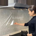 Kitchen Oil Proof Transparent Wall Sticker – Self-Adhesive, Waterproof, Heatproof, Easy to Clean, 2 Ft x 4.5 Ft. 