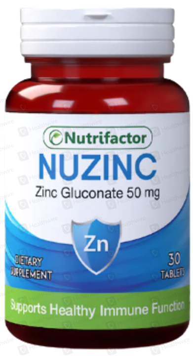 NUZINC  ZINC  GLUCONATE 50MG  BONES IMUNITY STRONG