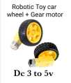 Yellow gear motor set robotic Gear motor set for robots Yellow gear motors for robotics projects. 