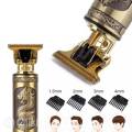 Professional Vintage T9 Hair Trimmer for Men – Rechargeable, Adjustable Blade Clipper & Shaver, Precise Close Cut Trimming Machine – Cordless & Retro Oil Head Design. 