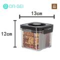Vacuum Sealed Kitchen Container Stackable Bpa-free Food Storage Container Easy Air Extraction Wide-mouth Design Home Supplies Sealed Food Storage Container. 