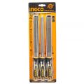 INGCO  3pcs Wood file set. 