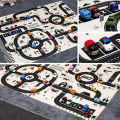 Road Mat Children Traffic Car Map Boy Girls Educational Toy Road Plastic Carpet Playmat For Baby Mats City Kids Toys Games. 
