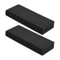 2 Packs High Density Acoustic Isolation Foam Isolation Pads 27 * 10cm Usable Area for Studio Monitor Speaker - #3. 