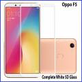 Oppo F5 Full White 9D|5D|6D|10D|11D|21D Tempered Glass Screen Protector Full Glue Edge To Edge For Oppo F5. 