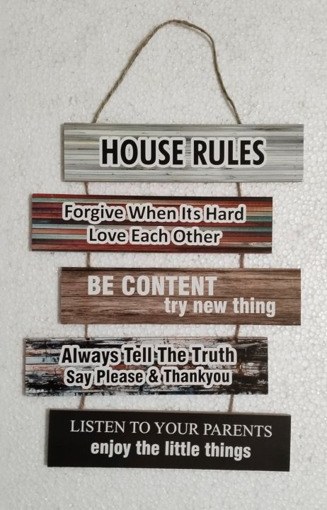 Multiple Quotation Frame For Wall Décor to set learn, Goal, Inspiration Home Decoration Kitchen Bath Rules