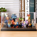 12Pcs/Set Disney Zootropolis Cartoon Action Model Doll Toys Anime Figures Judy Hopps Nick Wilde Fox Rabbit Kids Christmas Gifts. 