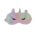 Cartoon unicorn girl boy child blackout plush unicorn eye patch blackout lunch break eye patch cute breathable eye patch. 