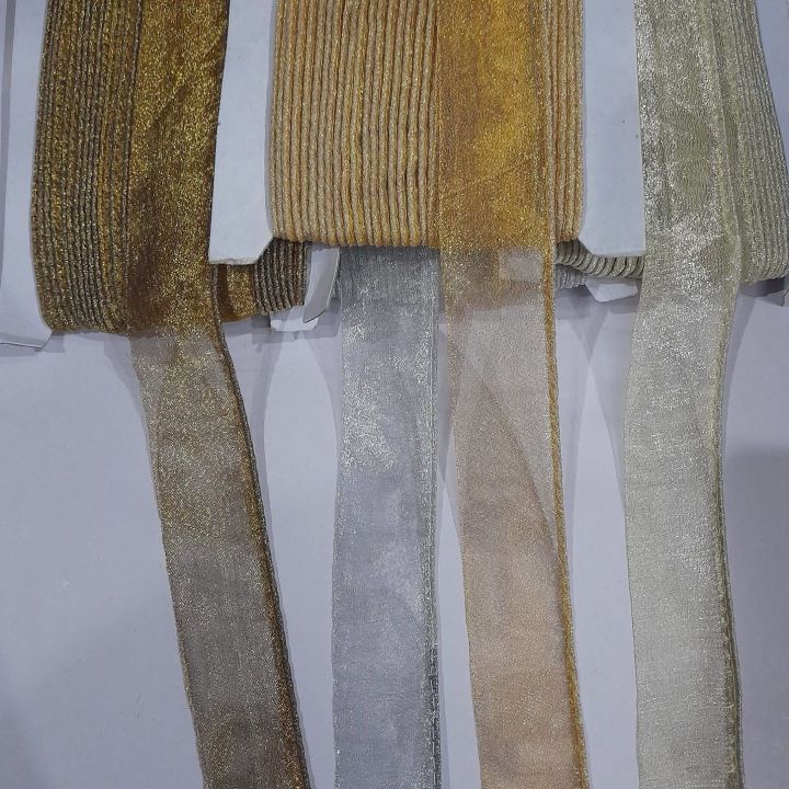 5-yard tissue piping / fancy tissue piping / fancy laces for clothes / ladies fancy tissue piping for dress / piping for dress