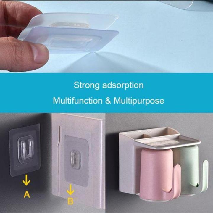 Techmanistan%201%20Pair%20-%20Self%20Adhesive%20Double%20Layer%20Wall%20Hooks,%20No%20Drill%20No%20Nail%20Double%20Sided%20Adhesive%20Wall%20Hooks%20-%20Image%209