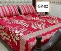 Printed BedSheet Cotton Double King Size Bed Sheet Set (1 Sheet and 2 Pillow Covers). 