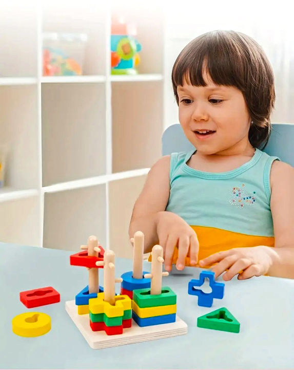 Tricky%20Geometric%20Shape%20Sorter%20-%20Creative%20Wooden%20Stacking%20&%20Sorting%20Educational%20Toy%20for%20Kids%20Development%20-%20Problem%20Solving%20Game%20-%20Image%202