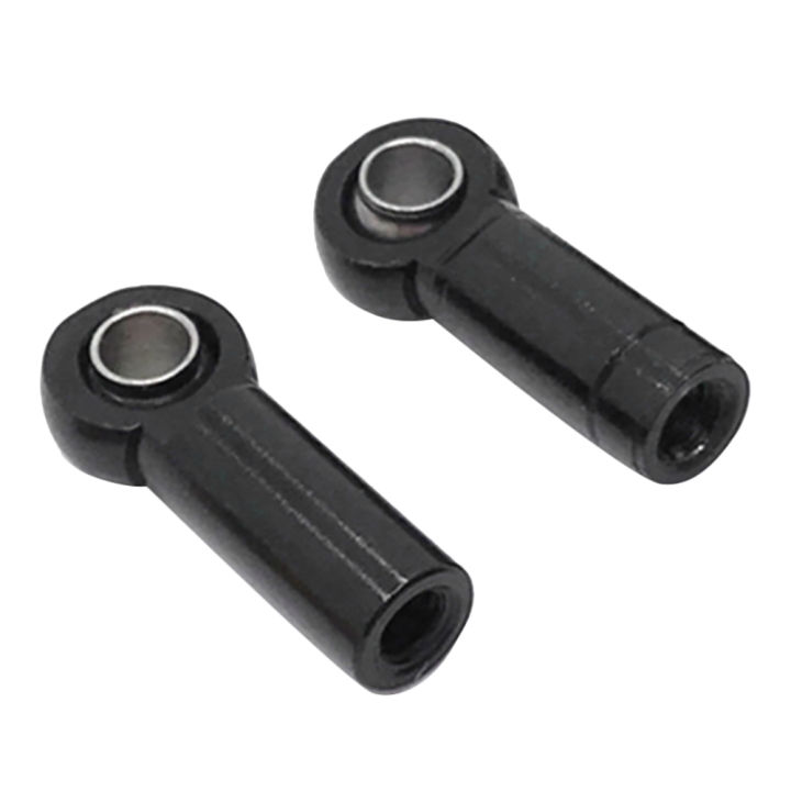 1Pair Metal M3 Tie Rod End for 1/8 1/10 1/12 1/14 1/16 1/18 RC Car,8 Black