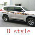 car side decal body stickers for Toyota LAND CRUISER PRADO2010. 