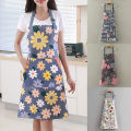 Cooking Apron Waterproof Nordic Style Adult Print Cooking Apron. 