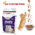 Fluffy cat food 1.2 KG -Healthy Quality Dry Cat Food contains Real Fish and chicken Best food for Cats. 