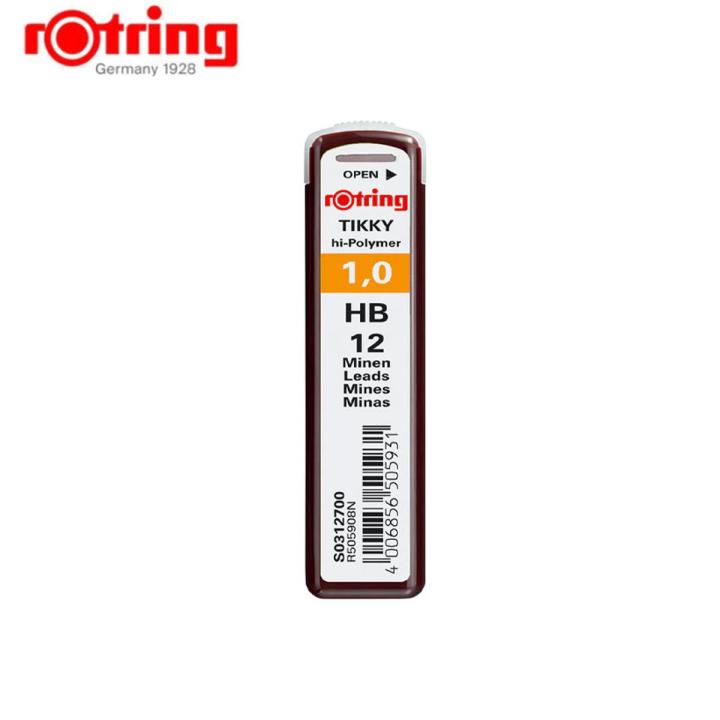 Rotring Tikky Mechanical Pencil 1.0 mm HB Leads, Clutch Pencil Refills Made In Germany  Ideal for sketching, writing, drawing