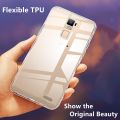 xprmy for OPPO R7 Plus R7plusf Clear Flexible Inner Silicone Protective Cover Upgraded Anti-Yellow Shockproof Phone Case Skin. 