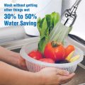 Flexible Hose Extension with Two Modes, Water Saving, Flexible Tap Extension for Kitchen Sink. 