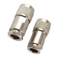 2 Pcs N Type Male Clamp RG8 LMR400 RG165 RG213 7D-FB RF Coaxial Connector. 