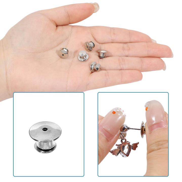 High Quality Metal Pin Clasps, Pin Back Keepers, Badge Locking Pin Back