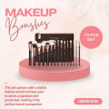 Zoeva 15pcs Makeup Brushes Set with Pouch Makeup - Artist Essentials Set - Soft Bristles & Luxury Brush Set. 