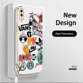 Casing For Vivo Y85 Vivo Z1I Vivo Z3X V9 Vivo Y85A Trendy Brand Camera Protection Phone Case Plating Edges Silicone Soft Cover With Free Lanyard. 