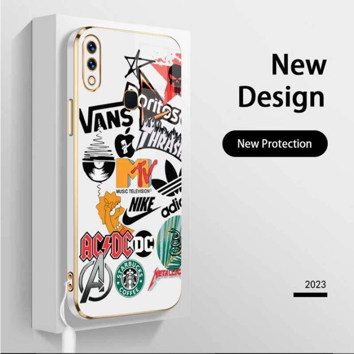 Casing%20For%20Vivo%20Y85%20Vivo%20Z1I%20Vivo%20Z3X%20V9%20Vivo%20Y85A%20Trendy%20Brand%20Camera%20Protection%20Phone%20Case%20Plating%20Edges%20Silicone%20Soft%20Cover%20With%20Free%20Lanyard%20-%20Image%205