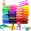 Pack of 12 Fomic Playdough, Air Dry Polymer Clay Set For Kids. 