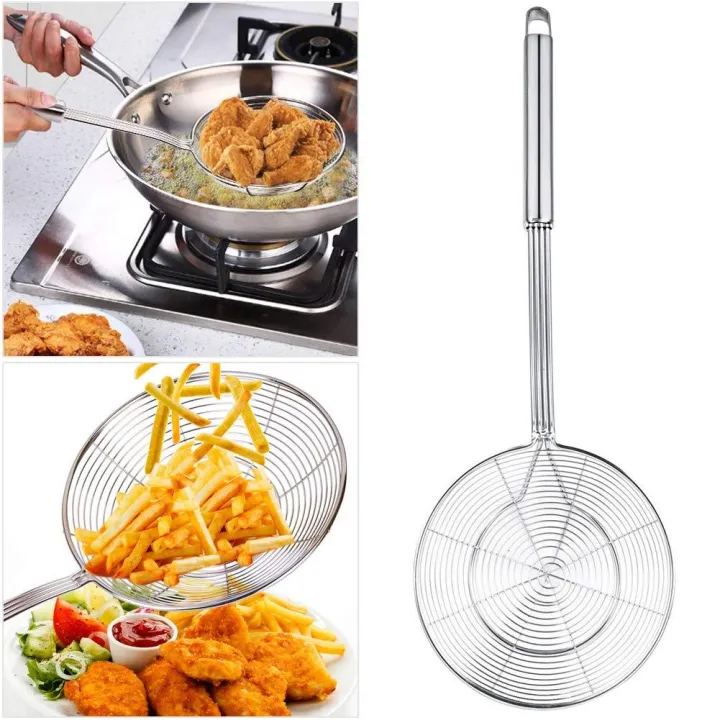 Pakora%20Frying%20Strainer%20Stainless%20Steel%20Ladle%20Food%20Frying%20Spoon%20With%20Long%20Handle%20For%20Home%20Kitchen%20Fried%20Kitchen%20Restaurant%20-%20Image%205