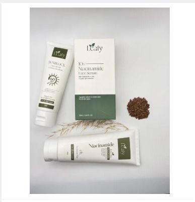 3 in 1 Skincare Leafy Bundle Whitening Serum Face wash Sunblock Glowing Skin Care | Glass Skin Care